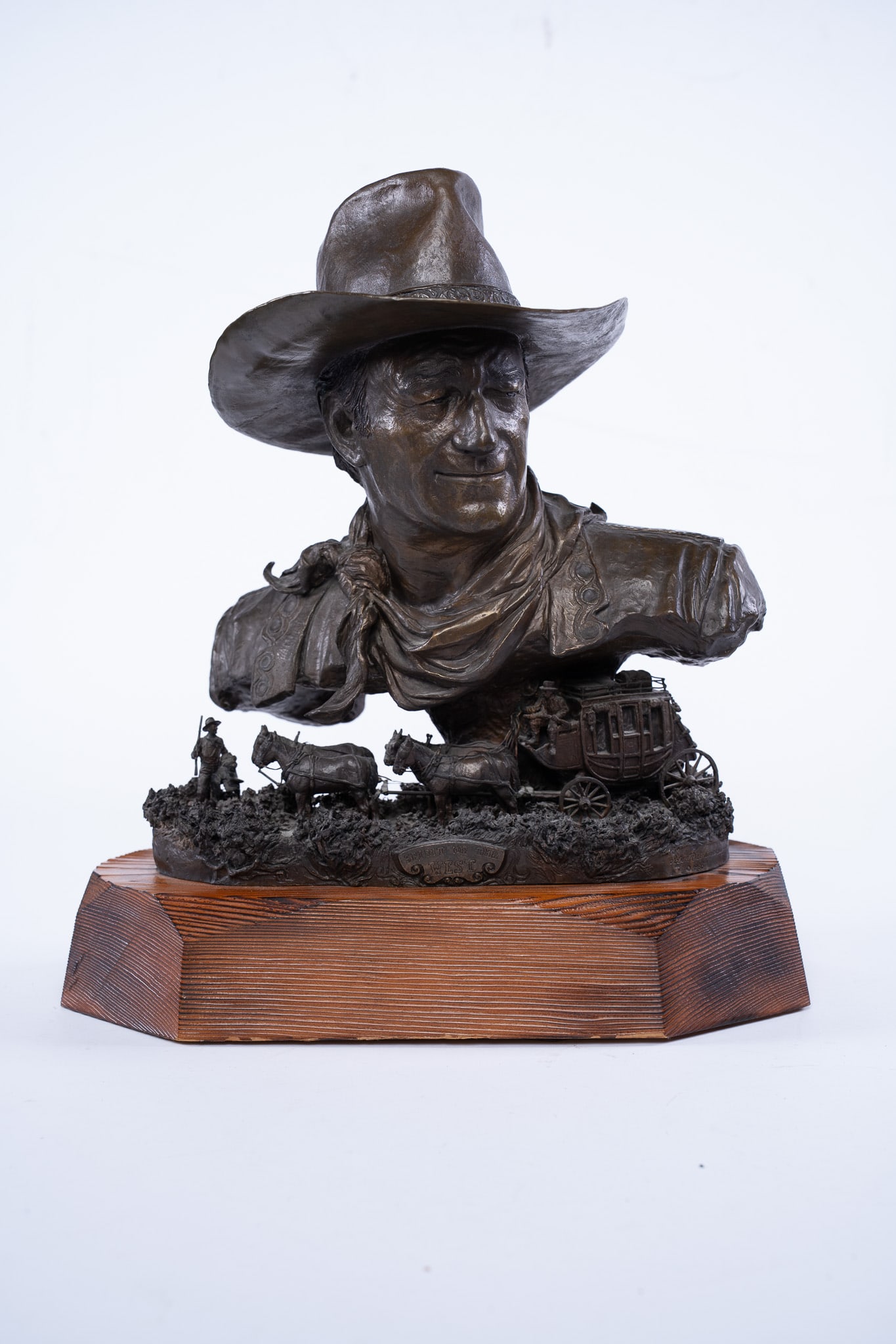 Robert Summers Spirit of the West John Wayne Bronze Sculpture and Book (1 of 4)