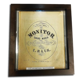 Monitor Grand March Civil War Sheet Music