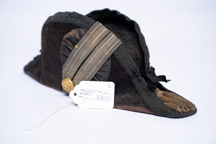 Set of 3 1890s Admirals Bicorn Cocked Hats