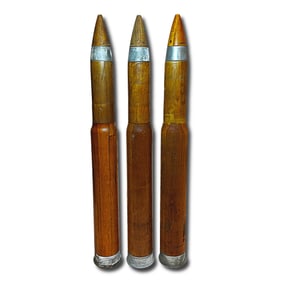 WW2 US Wood Navy Mk-6 Practice Dummy Cartridge