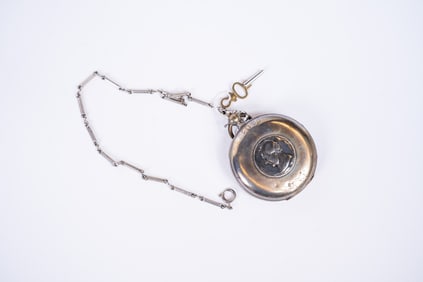 MJ Tobias Silver Pocketwatch - c 1866 - Abraham Lincoln