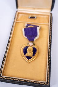Vintage Purple Heart Military Memorabilia