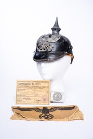 Collection of 4 German WWI and WWII Militaria