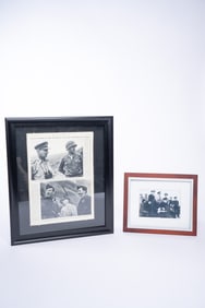 Pair of US Military Photographs and Newspaper