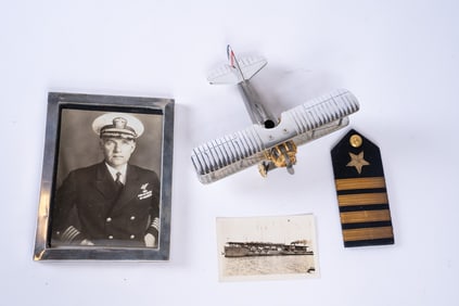 Collection of Late 19th, Early 20th, Century US Navy Items Attributed to Admiral Joseph Mason Bull