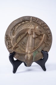 Brass Plaque Commemorating the USS Sterlet SS-392