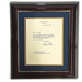 Typed Letter Signed as President Richard Nixon