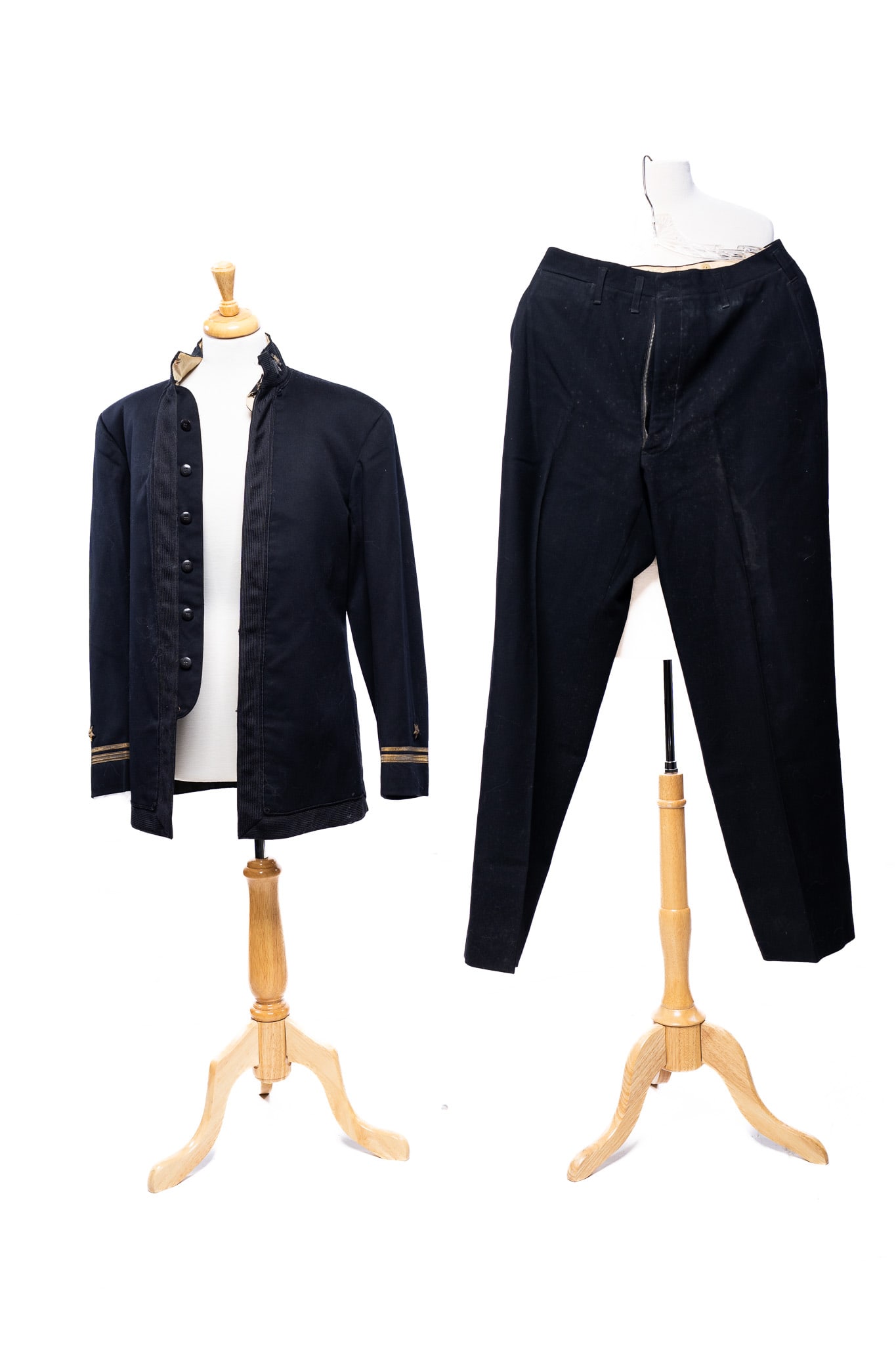 1918 WWI Navy Officer Black Tunic Coat (1 of 12)