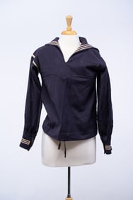WWI Navy Blue Sailor Jumper