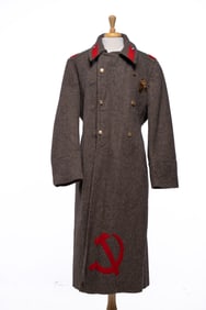 1980s Cold War USSR Military Overcoat