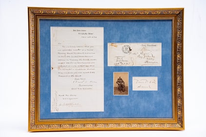 Civil War Era Naval General Court Martial Appointment Letter Signed by Admiral David D Porter