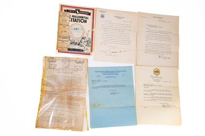 Collection of WWII Letters and Newspaper Clippings from Edmund Rhett