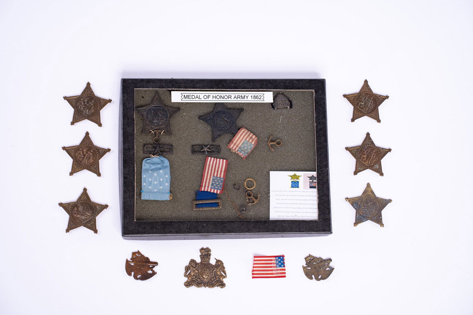 Assortment of Vintage Military Service Medals (1 of 8)