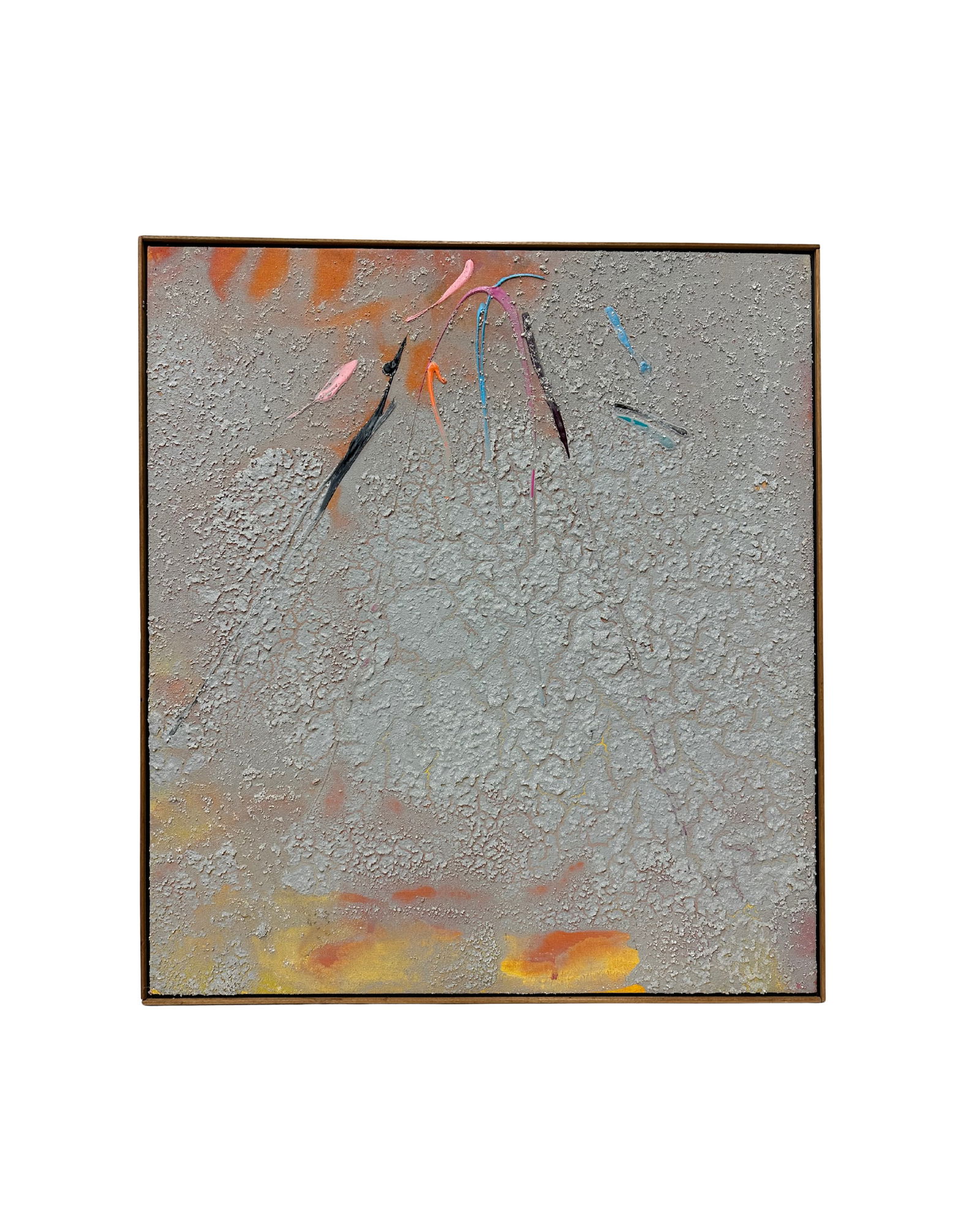 Sherron Francis, American, 1940, Grey Ghost, Acrylic and Mixed Media on Canvas (1 of 5)