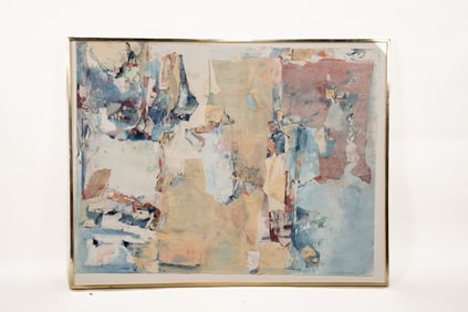 Mary Heebner, American, 1951, Somewhere in Between, Collage