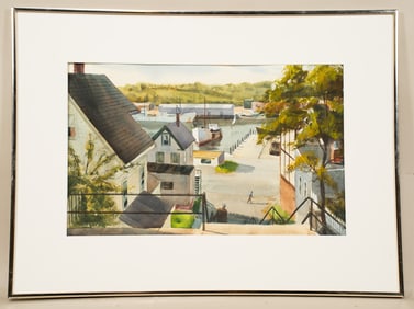 Martin Ahearn, Gloucester Vista, Watercolor