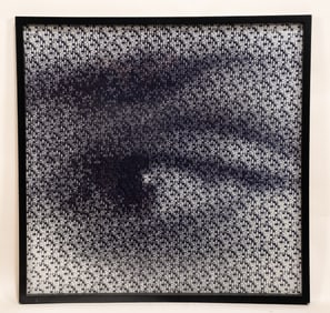 Manfred R Schroeder, German, 1926 - 2009, Eye II or One Picture Is Worth a Thousand Words,