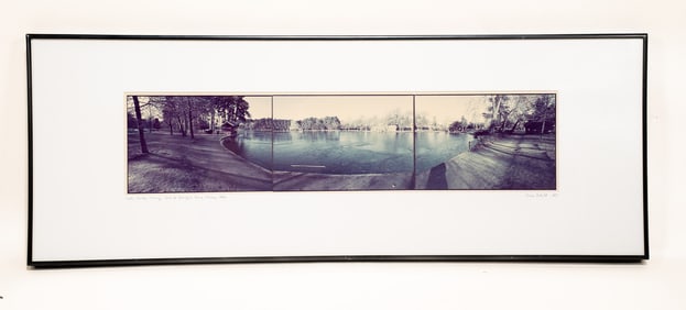 Allen Schill, American, Lake, Sunday Morning, Bois de Boulogne, Paris, Photograph