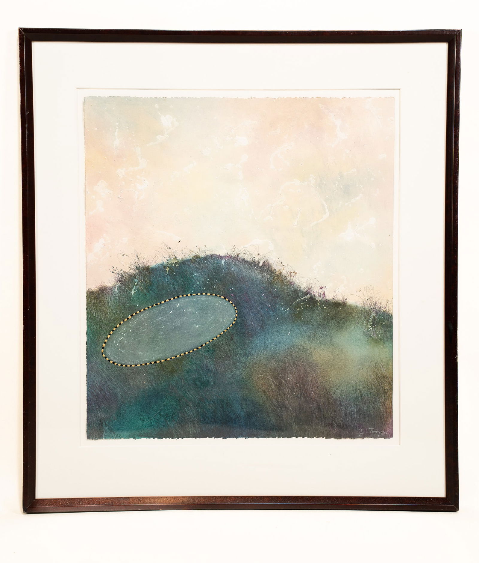 Judy Targan, American, 1932, Secret Garden, Mixed Media on Paper (1 of 2)