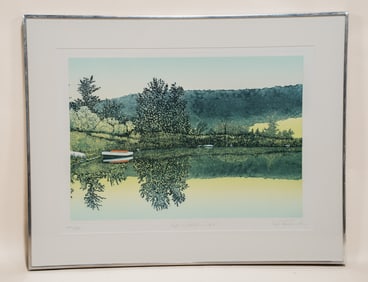 Charles Roy Purcell, American, 1946 - 2008, High on Rabkins Pond, Lithograph