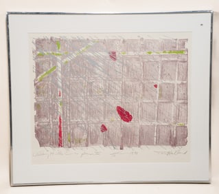 Tom Holland, American, 1936, Albany Hills, Lithograph