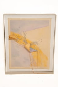 Debra Weier, American, 1954, Tension & Relief I, Pastel and Collage