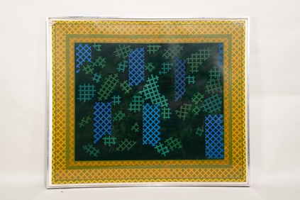 William Tillyer, British, 1938, The Print From The Florist, Serigraph