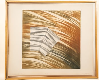 Lucy Hodgson, American, 1940, Walk Right in Variation, Monotype