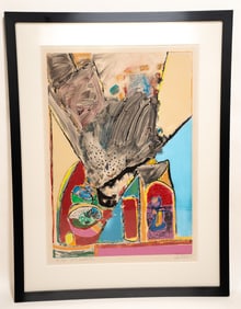 Lee Pate, American, 1952, The Foot of an Abstraction, Monoprint