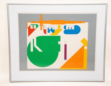 Bill Satong, South Elevation Citizens Building, Silkscreen