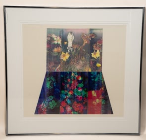 Gretchen Ebersol, American, 20th Century, Reflective Pool 9, Mixed Media Color Xerography