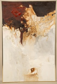 Romanos Rizk, American 1927 - 2009, One With The Tao 400, Mixed Media on Canvas