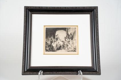 After Rembrandt van Rijn, Dutch 1606–1669, Triumph of Mordecai, Etching on Paper