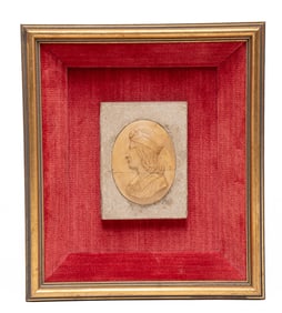 19th Century Italian Carved Stone Relief, Giovanni Antonio Amadeo