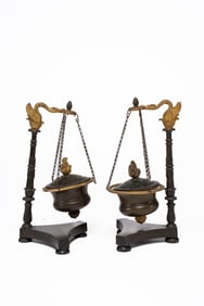 Pair of Bronze Antique Scales