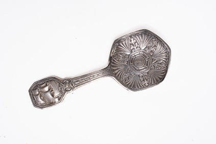 Tiffany & Co Makers Engraved Spoon and Schlumberger Cordial Glass