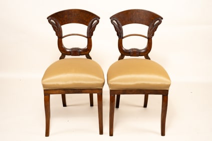 Pair of Antique Biedermeier-Style Chairs
