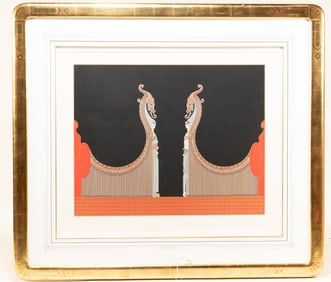 Erte, St Petersburg 1892-1990 , Aladdin and His Bride, Serigraph