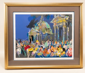 LeRoy Neiman, American 1921 - 2012 , Piazza Del Popolo Rome, Serigraph