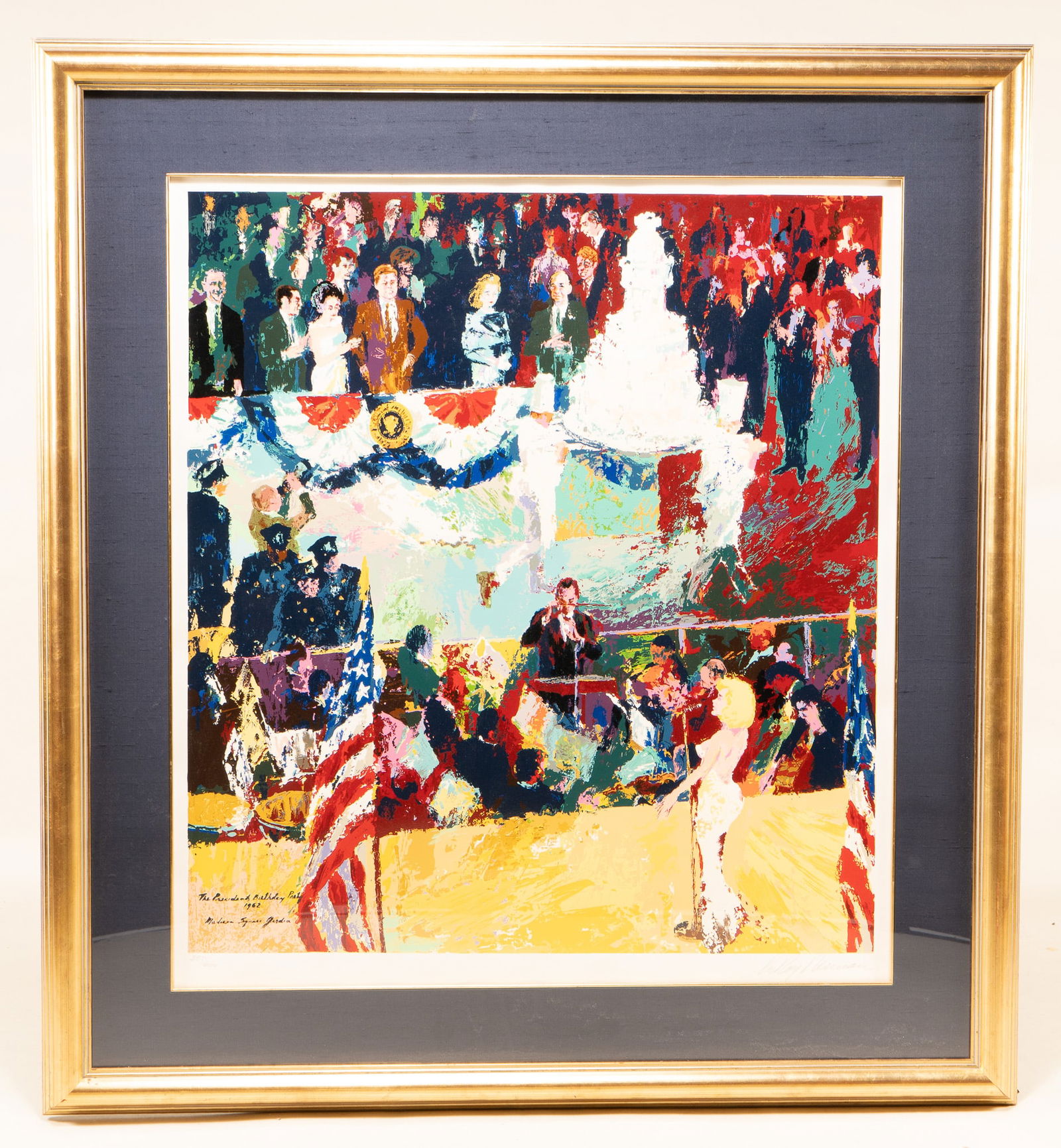 LeRoy Neiman, American 1921 - 2012 , The President's Birthday, Serigraph (1 of 3)