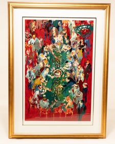 LeRoy Neiman, American 1921 - 2012 , The Gaming Table, Serigraph