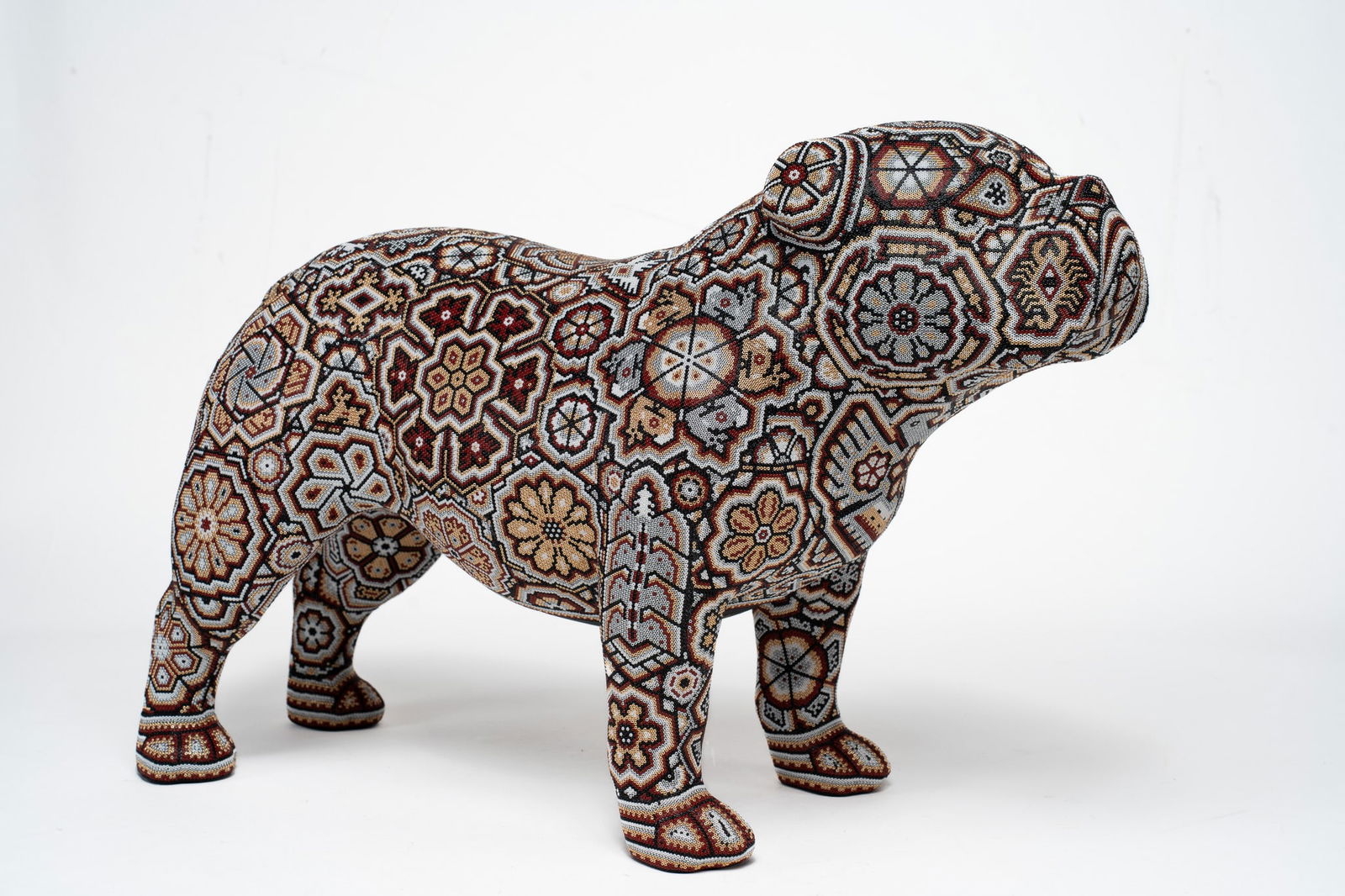 Chroma, American 1953 - , Red Rover, Mixed Media and Glass Beads (1 of 3)