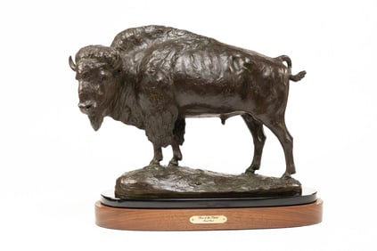Grant Speed, American 1930 - 2011, Boss of The Plains, Bronze Sculpture