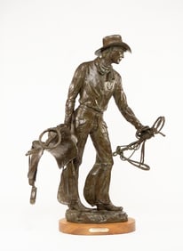 Grant Speed, American 1930 - 2011, The End Of A Long Day, Bronze Sculpture