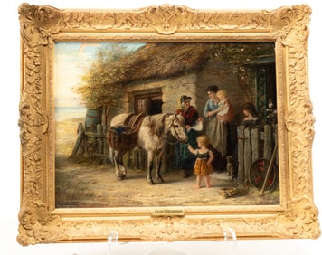 Julian E. Drummond, British 1824 – 1906 , Untitled, Oil on Canvas