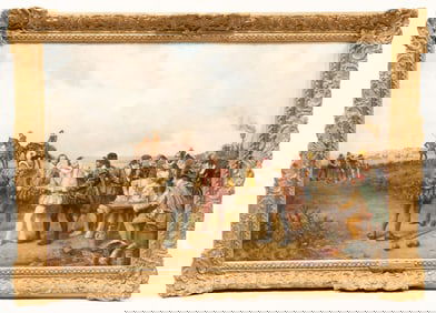 Frank Moss Bennett, British 1874 - 1952 , There's Plenty of Time to Win This Game and Thrash The