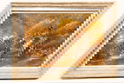 Dan Bodelson, American 1949 - Vanished Tracks, Oil on Canvas