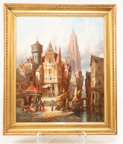 Henri Schafer, German and French 1833 - 1916, Ulm Germany, Oil on Canvas