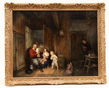 Jan Fabius, Dutch 1820 - 1889, Oil on Canvas