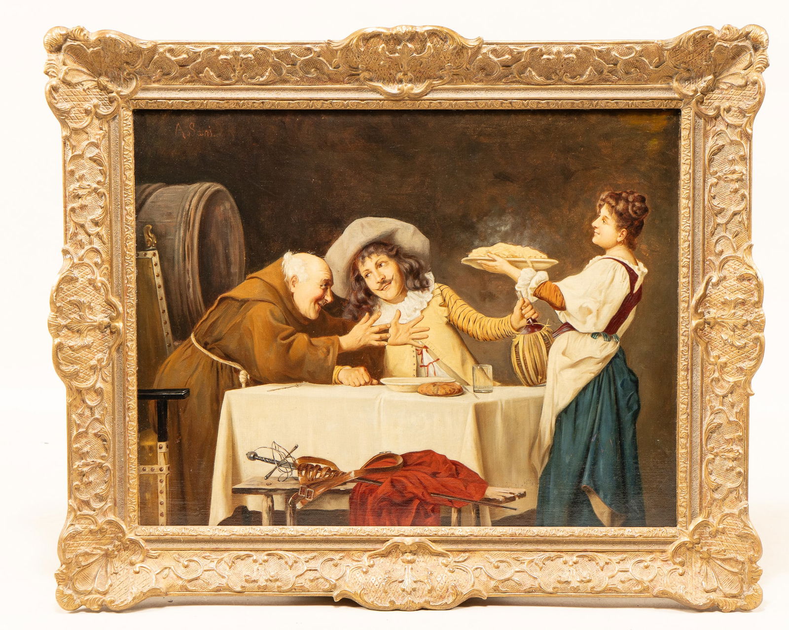 Alessandro Sani, Italian 1856 - 1927, Oil on Canvas (1 of 4)